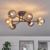 Chehalis Ceiling Light - glass 10 cm Smoke-coloured, 6-light sources