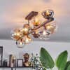 Chehalis Ceiling Light - glass 10 cm, 12 cm, 15 cm Amber, clear, Smoke-coloured, 10-light sources