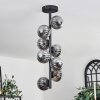 Chehalis Ceiling Light - glass 10 cm Smoke-coloured, 8-light sources