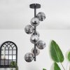 Chehalis Ceiling Light - glass 10 cm Smoke-coloured, 8-light sources