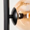 Remaisnil Floor Lamp - glass 12 cm Amber, Smoke-coloured, 3-light sources