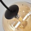 Chehalis Ceiling Light - glass 10 cm, 12 cm, 15 cm Amber, 6-light sources