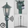 Loria path light green, black, 1-light source, Motion sensor