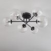 Chehalis Ceiling Light - glass 12 cm, 15 cm clear, 6-light sources