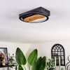 Cornol Ceiling Light LED Ecru, black, 1-light source