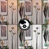 Bernado Floor Lamp - glass 12 cm clear, Smoke-coloured, 3-light sources