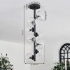 Chehalis Ceiling Light - glass 10 cm clear, 8-light sources