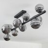 Chehalis Ceiling Light - glass 10 cm, 12 cm, 15 cm Smoke-coloured, 10-light sources