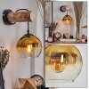 Koyoto Wall Light - glass 15 cm Ecru, black, 1-light source