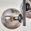 Gastor Ceiling Light - glass 15 cm Smoke-coloured, 8-light sources