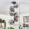 Gastor Ceiling Light - glass 15 cm Smoke-coloured, 8-light sources