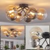 Chehalis Ceiling Light - glass 15 cm Amber, clear, Smoke-coloured, 6-light sources