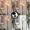 Bernado Floor Lamp - glass 10 cm white, 5-light sources