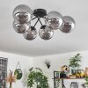 Chehalis Ceiling Light - glass 15 cm Smoke-coloured, 6-light sources