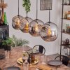 Ripoll Pendant Light - glass 30 cm chrome, 4-light sources