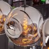 Ripoll Pendant Light - glass 30 cm chrome, 4-light sources