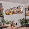 Ripoll Pendant Light - glass 30 cm chrome, 4-light sources