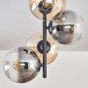 Gastor Ceiling Light - glass 15 cm Amber, clear, Smoke-coloured, 4-light sources