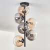 Gastor Ceiling Light - glass 15 cm Amber, clear, Smoke-coloured, 6-light sources