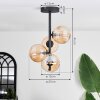 Chehalis Ceiling Light - glass 12 cm Amber, 4-light sources