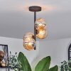 Chehalis Ceiling Light - glass 12 cm Amber, 4-light sources