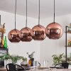 Koyoto Pendant Light - glass 30 cm coppery, 4-light sources