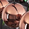 Koyoto Pendant Light - glass 30 cm coppery, 4-light sources