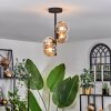 Chehalis Ceiling Light - glass 10 cm Amber, clear, 4-light sources