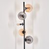 Gastor Floor Lamp - glass 15 cm Amber, clear, Smoke-coloured, 5-light sources