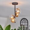 Chehalis Ceiling Light - glass 10 cm, 12 cm Amber, clear, 4-light sources