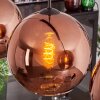 Koyoto Pendant Light - glass 25 cm coppery, 4-light sources