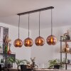 Koyoto Pendant Light - glass 25 cm coppery, 4-light sources