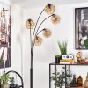 Ripoll Floor Lamp - glass 15 cm Amber, 5-light sources