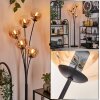 Gastor Floor Lamp - glass 15 cm Amber, clear, 5-light sources