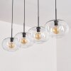 Ripoll Pendant Light - glass 30 cm clear, 4-light sources