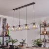 Ripoll Pendant Light - glass 30 cm clear, 4-light sources