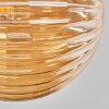 Chehalis Ceiling Light - glass 15 cm gold, black, 8-light sources