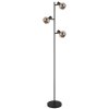 Globo TOKKI Floor Lamp black, 3-light sources