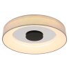 Globo TERPSA Ceiling Light LED black, white, 1-light source, Remote control