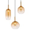 Globo LOPUSA Pendant Light brass, black, 6-light sources