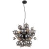 Globo UDO Pendant Light black, 6-light sources