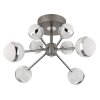 Globo UNTSY Ceiling Light LED chrome, titanium, 1-light source, Remote control