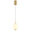 Globo EWALD Pendant Light LED brass, 1-light source