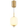 Globo EWALD Pendant Light LED brass, 1-light source