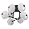 Globo AIDA Ceiling Light LED black, 7-light sources