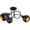 Globo RITA Ceiling Light black, 3-light sources