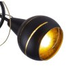 Globo RITA Ceiling Light black, 3-light sources