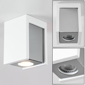 Braslo Ceiling Light chrome, white, 1-light source