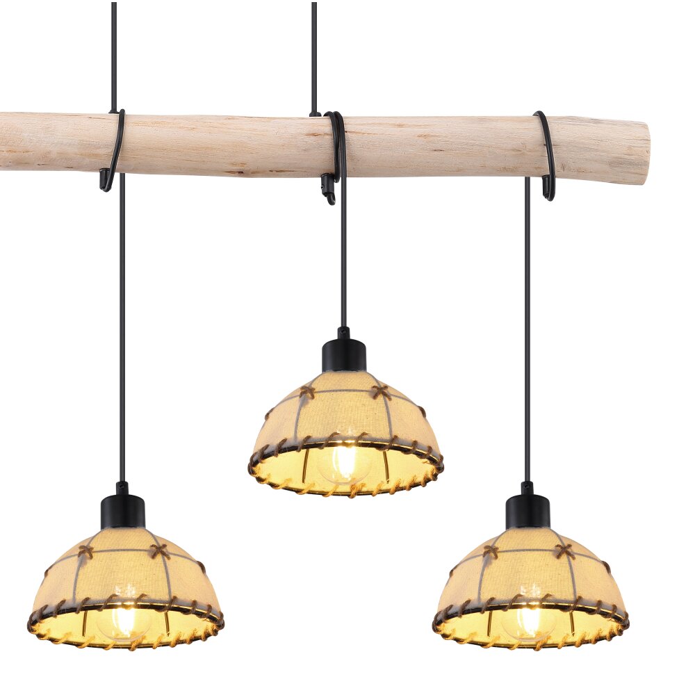 Globo REX Pendant Light black, 4-light sources
