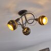 Southwest Ceiling Light gold, black, 3-light sources